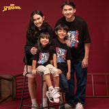 Russ Kids Tshirt Combed 30S Kids Russpiderman Ss Tee 02 Black