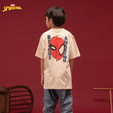 Russ Kids Tshirt Combed 30S Kids Russpiderman Ss 01 White