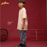 Russ Kids Tshirt Combed 30S Kids Russpiderman Ss 01 White