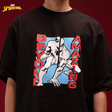 Russ x Spiderman Tshirt Pria Tangan Pendek Russpiderman SS Tee 03 Black