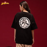 Tshirt Oversized Cotton 16S Oe Russpiderman Ss Ss Tee 02 Black