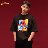 Tshirt Oversized Cotton 16S Oe Russpiderman Ss Ss Tee 01 Black