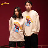 Tshirt Oversized Cotton 16S Oe Russpiderman Ls Ls Tee 01 White