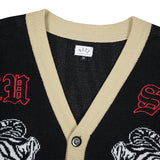 Sweater Cardigan Rajut Prosper Black