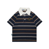 Russ Kids Poloshirt Rugby Combed 30S Kids Goldrings Navy