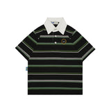 Russ Kids Poloshirt Rugby Combed 30S Kids Goldrings Black