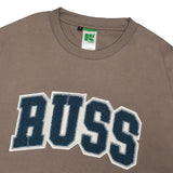 Tshirt Oversized Cotton Combed 16S Blunts Brown