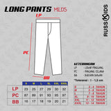 Russ Kids Pants Long Twill Streach Kids Attent Dark Grey