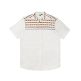 Russ Kemeja Koko Tangan Pendek Khali Cream Brown