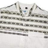 Russ Kemeja Koko Tangan Pendek Khali Cream Army