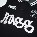 Poloshirt Rugby Cotton Combed 16S Nuera Black