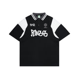 Poloshirt Rugby Cotton Combed 16S Nuera Black