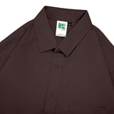Shirt Poplin Porta Ls Coffee