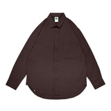 Shirt Poplin Porta Ls Coffee