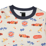 Russ Kids Sweater Crewneck Fleece Russ Kids X Cars Sweater Crewneck Cn 01 Cream Cream