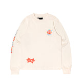 Russ Kids Tshirt Combed 30S Russ Kids X Cars Tshirt Long Sleeve 01 Broken White Broken White