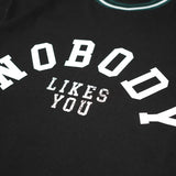 Tshirt Oversized Cotton 16S Oe Nobodylike Black