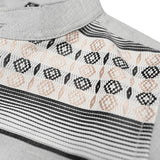 Alsukh Koko Motif Shirt Short Sleeve Grey