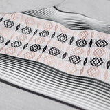 Alsukh Koko Motif Shirt Short Sleeve Grey