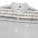 Alsukh Koko Motif Shirt Short Sleeve Grey