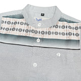 Alsukh Koko Motif Shirt Short Sleeve Light Grey