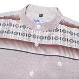 Alsukh Koko Motif Shirt Short Sleeve Maroon