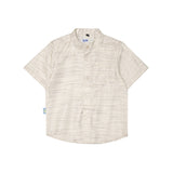 Russ Kemeja Koko Couple Lengan Pendek Sandes Brown