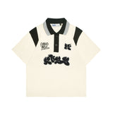 Russ Kids Poloshirt Rugby Tangan Pendek Bubbles Broken White