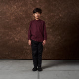 Tajh Koko Shirt Long Sleeve Maroon