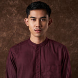 Tajh Koko Shirt Long Sleeve Maroon