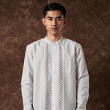Alkarz Koko Motif Shirt Long Sleeve Brown