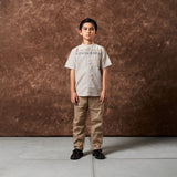 Russ Shirt Koko Tangan Pendek Albah Brown