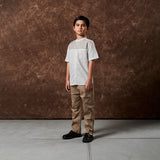 Russ Shirt Koko Tangan Pendek Qana Brown