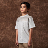 Russ Shirt Koko Tangan Pendek Qana Brown