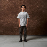 Matha Koko Motif Shirt Short Sleeve Grey