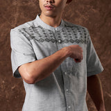 Russ Shirt Koko Tangan Pendek Banu Grey