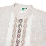 Kitubat Koko Motif Shirt Short Sleeve Brown