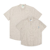 Russ Kemeja Koko Couple Lengan Pendek Mufad Brown