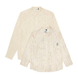 Russ Kemeja Koko Couple Lengan Panjang Khasab Cream