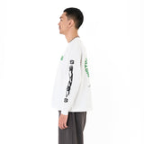 Russ Tshirt Oversize Long Sleeve Culture White