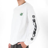 Russ Tshirt Oversize Long Sleeve Culture White