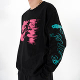 Russ Tshirt Ls Oversized Dadly Black