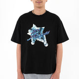 Russ Tshirt Oversize Short Sleeve Glows Black