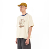 Russ Tshirt Oversize Short Sleeve Tennese Broken White