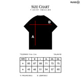 Russ Tshirt Sort Sleeve Regular Soar Black