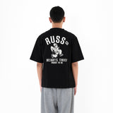 Russ Tshirt Ss Oversized Laureate Black