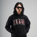 Sweater Hoodie Fleece Horns Black