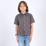 Russ Kids Swans Shirt Short Sleeve Dark Grey
