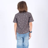 Russ Kids Swans Shirt Short Sleeve Dark Grey