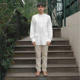 Shirt Twill Mahir Ls White